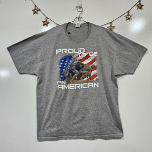 Jerzees Heavy Weight Blend Dri Power Patriotic Soldiers Graphic TShirt XXLarge